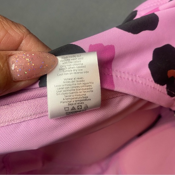 New LYSA Pink Leopard Print Sexy Keyhole One Piece Swimsuit Plus Size - Picture 9 of 13